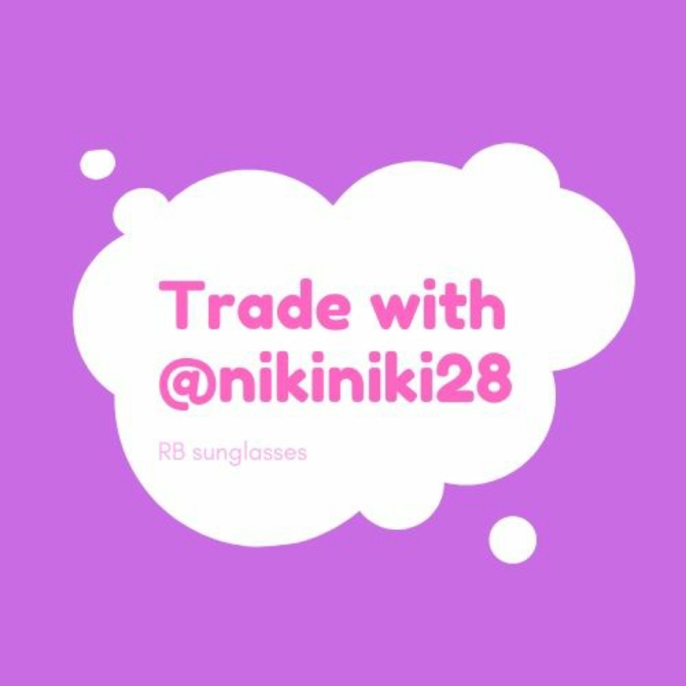 Trade with @nikiniki28